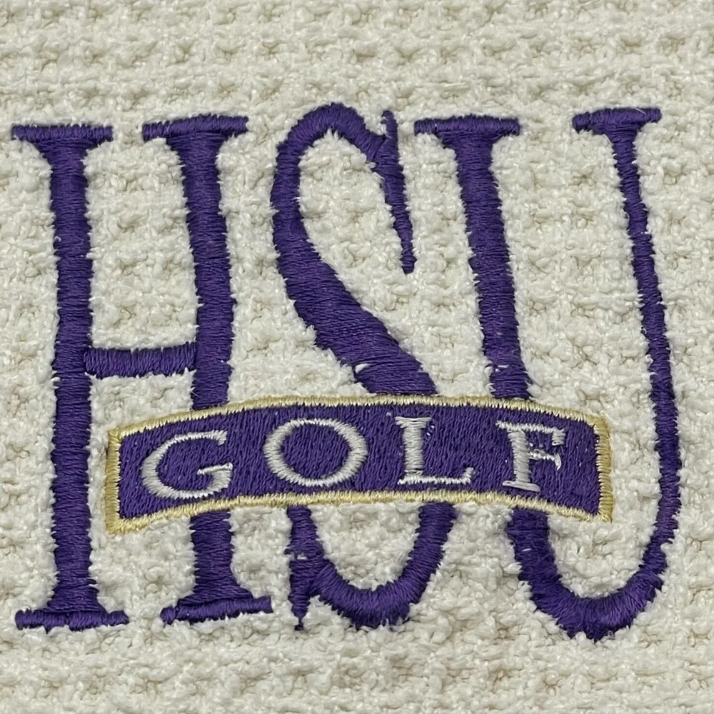 Club Glove: 2pc HSU Golf Embroidered Microfiber Caddie & Pocket Towel Set